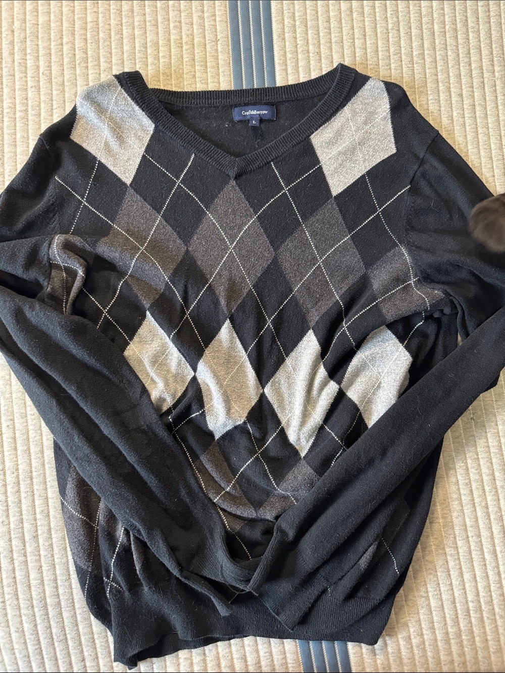 vintage argyle sweater